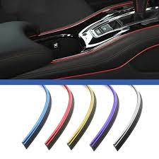 Erhalten rose blume auto hängen car innen zubehör der auto. 5m Auto Innen Raum Dekoration Bunt Design Metallic Strip Line Zier Leiste Ebay