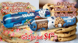 In a large bowl, cream together the butter, sugar, and cream cheese with an electric hand mixer on high speed for about 5 minutes, until fluffy and the sugar is mostly dissolved. Scotts Valley Market We Have Pillsbury Sugar Cookie Dough Or Pillsbury Chocolate Chip Cookie Dough Get 2 For 4 98 Facebook