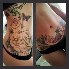 Adding a tattoo to cover a tummy tuck scar. Pin On Tatouages