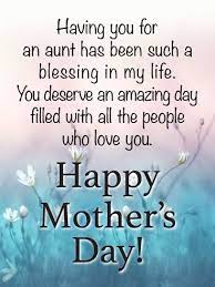 Such A Blessing Happy Mother S Day Card For Aunt Birthday Greeting Cards By Davia Happy Mother S Day Aunt Happy Mother Day Quotes Happy Mothers Day Wishes