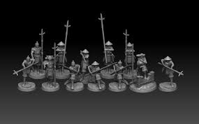 3D file Ashigaru Yari Regiment・3D print design to download・Cults