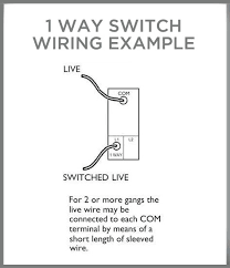 The first method as shown in the figure above have the com, l1 and l2 of. How To Wire A Light Switch Downlights Co Uk