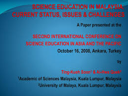 © springer nature singapore pte ltd. Ppt Science Education In Malaysia Current Status Issues Challenges Powerpoint Presentation Id 4595507