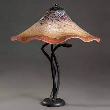 Glasslight Spiral Table Lamp