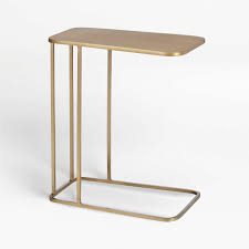 Siena C Table Reviews Crate And Barrel In 2020 C Table Table End Tables