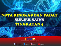 Sains tingkatan 4 【bab 1】. Koleksi Nota Ringkas Dan Padat Sains Tingkatan 4 Tcer My