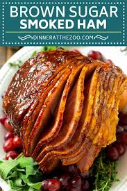 Brown Sugar Smoked Ham Recipe Holiday Ham Recipe Brown Sugar Glazed Ham Ham Christmas Thanksgiving Eas Smoked Food Recipes Smoked Ham Recipe Smoked Ham