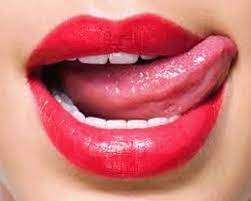 Tongue licking gif