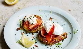 The creamy rice is complemented by the salmon, herbs and peas. Jamie Oliver S Potato Cakes With Smoked Salmon