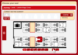 Pendolino Train Seating Layout