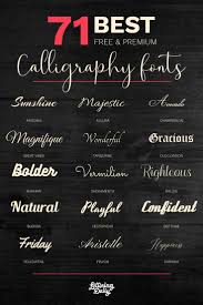 71 Of The Best Calligraphy Fonts Free Premium Lettering Daily Calligraphy Fonts Best Calligraphy Fonts Free Calligraphy Fonts