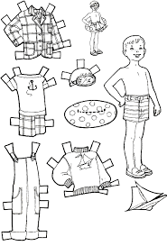 Fun with paper dolls date: Download Hd Vacation Paper Dolls To Color And Cut Out Boys Clothes To Color Transparent Png Image Nicepng Com