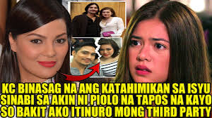 KC Concepcion Nagsalita na sa Pagkakadawit sa Hiwalayang Piolo Pascual at  Shaina Magdayao! | Facebook