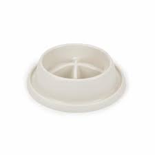 Optional base and legs for elevation Beeztees Plastic Slow Feeder Dog Bowl Logan Cream Small Sherries Estates