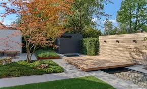 Traumhafter Garten In Munchen Riemerling Design Garten Garten Garten Design Moderner Garten
