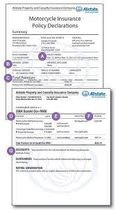 Let our pros help you find better homeowners insurance for less out of your pocket. Motorcycle Insurance Policy Declarations Allstate