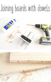 Joining Boards With Dowels Dowels Woodworking Wood Joining