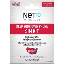 These cards are linked to your cell phone account and allow you to connect with the network. Net10 Bring Your Own Phone Sim Activation Kit Target
