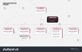 Organization Chart Infographics Tree Vector Illustration