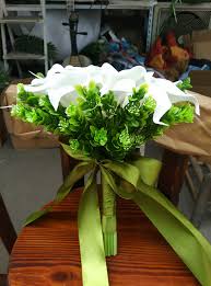 New Arrival Wedding Bouquet Handmade Flowers White Calla Lily Bridal Bouquet Wedding Bouquets