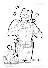 How To Draw Meowscles Fortnite Chapter 2 Draw It Cute Coloring Pages For Boys Drawings Coloring Pages