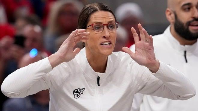 Watch Stephanie White's emotional locker room speech after Fever complete  comeback win