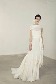 Mykonos From Cortana Wedding Dresses Bridal Collection Off The Shoulder Dress Ties Across The Back At T Wedding Dresses Bridal Wear Wedding Dress Alterations