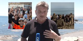 Dougie Beattie provides update from Ceuta after GB News crew accosted by  migrants: 'Getting quite scary!'