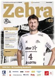 Berühmt ist auch maskottchen hein daddel. Zebra Hallenheft Thw Kiel Vs Sg Flensburg Handewitt 18 10 2020