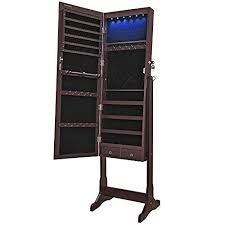 This standing mirror jewelry armoire can let you see your whole body closer as it is designed with a good. Top 10 Best Mirror Jewelry Cabinets Alltopguide