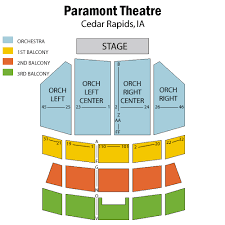 paramount theatre cedar rapids tickets schedule