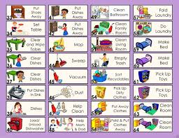 Download Chores Token Clipart Chore Chart Child Housekeeping