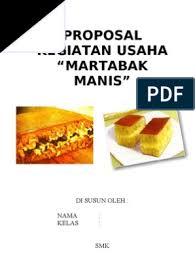 Contoh Proposal Usaha Martabak Manis Sketsa