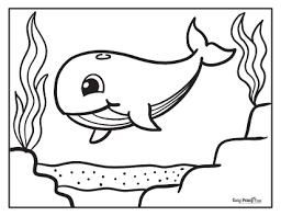 The baleen whales feeds on plankton. Whale Coloring Pages 30 Printable Sheets Easy Peasy And Fun