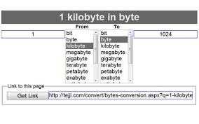 Bytes Converter Extension Opera Add Ons