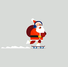 Illustrators Fun Christmas Themed Gifs Are Just What You Need This Holiday Merry Christmas Gif Christmas Gif Cute Gif