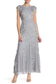 Onyx Nite Embroidered Lace Gown Nordstrom Rack Lace Gown Nordstrom Dresses Summer Mother Of The Bride Dresses