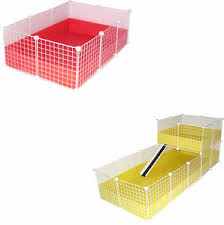 What are grids cages or c&c cages? White C C Guinea Pig Cavy Large Indoor Play Pen Cage Custom Build Metal Grid Ebay