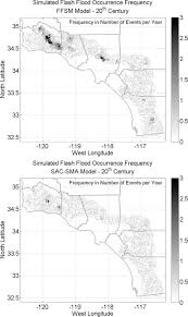 They also occur when water fills normally dry creeks or streams ice jams and snowmelt can help cause flash floods. The Character And Causes Of Flash Flood Occurrence Changes In Mountainous Small Basins Of Southern California Under Projected Climatic Change Sciencedirect
