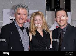 Patrick Duffy with his son Padraic Duffy and guest Los Angeles Premiere of  "You Again" held at the El Capitan Theatre Stock Photo