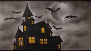 One of two haunted house drawing tutorials for kids, this one is made up of easier shapes and therefore suitable for younger children. Scary Halloween Drawings How To Draw A Haunted House Step By Step Halloween Drawings Youtube