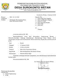 Desa bengle, kec majalaya karawang. 8 Contoh Surat Undangan Resmi Terbaru Rapat Kegiatan Dan Acara