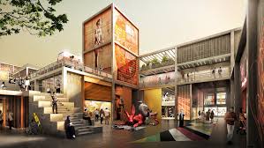 Foster Partners Is Working On A Creative Hub As Part Of The Dubai Design District Where It I Zaha Hadid Architects Dubai Architecture Community Space Design