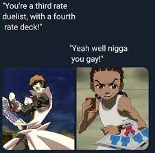 He is huey freeman's younger brother and robert freeman's youngest grandson. Kaiba Vs Riley The Boondocks Know Your Meme