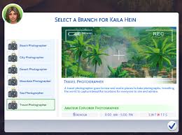 The sims 4 features careers like all other games in the franchise. Marlyn Sims The Sims 4 Scenic Photographer Career So You Sims 4 Jobs Sims 4 Traits Sims 4