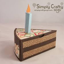Download Cake Slice Box Svg File 3d Box Simply Crafty Svgs Cake Slice Boxes Cake Slice Box Cake