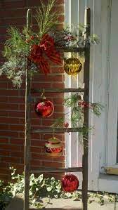 Christmas Ladder Christmas Decorations Diy Outdoor Outdoor Christmas Decorations Christmas Porch Decor