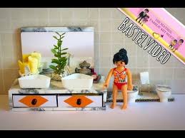 #basteln bastelideen bastelset basteln mit papier handcraft handarbeit modellbau barbie. Playmobil Waschtisch Und Toilette Basteln Pimp My Playmobil Bastelvideo Von Familie Mathes Youtube