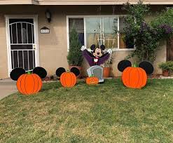 Maybe you would like to learn more about one of these? Mickey Mouse Halloween Yard Art Set Disney Yard Art Disney Etsy In 2021 Halloween Yard Art Mickey Mouse Halloween Disney Halloween Decorations