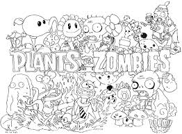 Plants Vs Zombies And This Is Free Plants Vs Zombies Coloring Pages Title Plants Vs Zombies Plant Zombie Coloring Pages